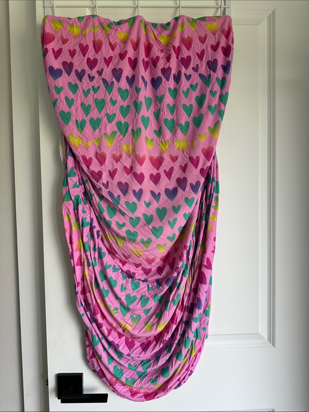 Little Sleepies Ombré Hearts Fitted Crib Sheet Valentine’s Day Bamboo